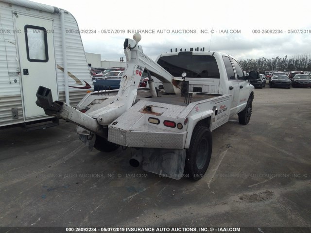 3D6WG4GL4AG103569 - 2010 DODGE RAM 3500 WHITE photo 4