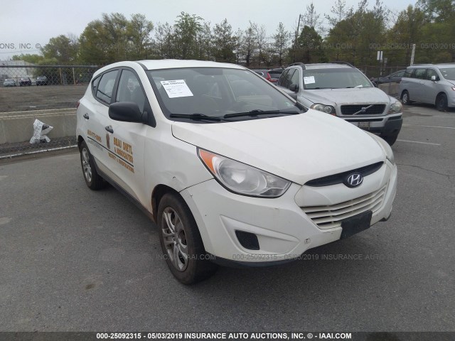 KM8JT3ABXBU120182 - 2011 HYUNDAI TUCSON GL/GLS WHITE photo 1