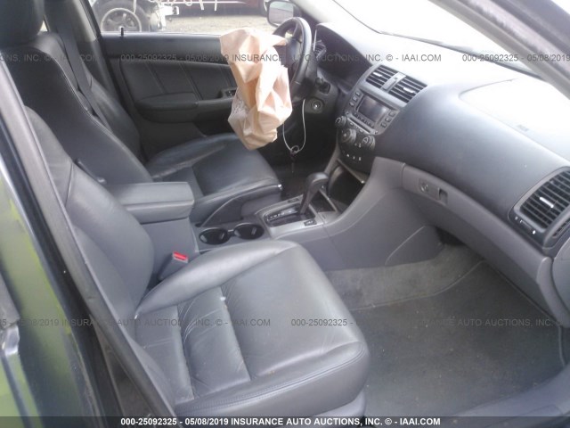 1HGCM56827A077843 - 2007 HONDA ACCORD GRAY photo 5