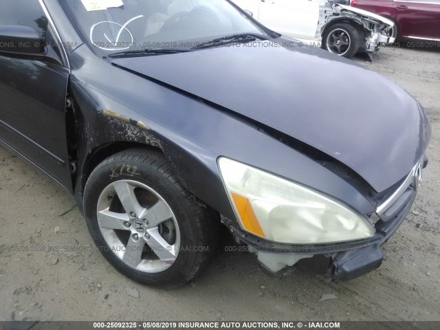 1HGCM56827A077843 - 2007 HONDA ACCORD GRAY photo 6