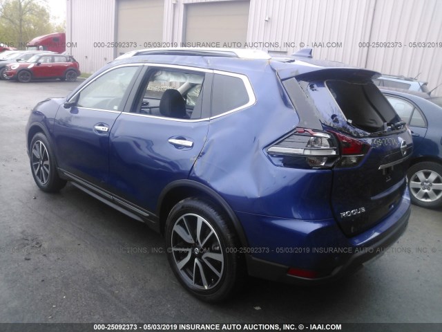 5N1AT2MU3KC752799 - 2019 NISSAN ROGUE S/SL/SV BLUE photo 3