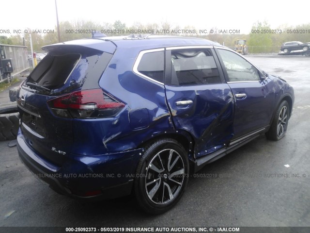 5N1AT2MU3KC752799 - 2019 NISSAN ROGUE S/SL/SV BLUE photo 4