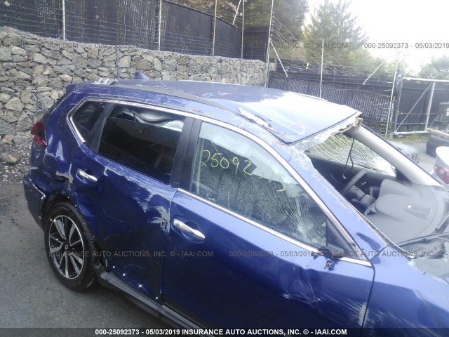 5N1AT2MU3KC752799 - 2019 NISSAN ROGUE S/SL/SV BLUE photo 6