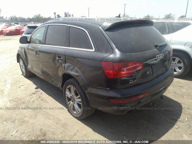 WA1AY74L59D006919 - 2009 AUDI Q7 3.6 QUATTRO BLACK photo 3