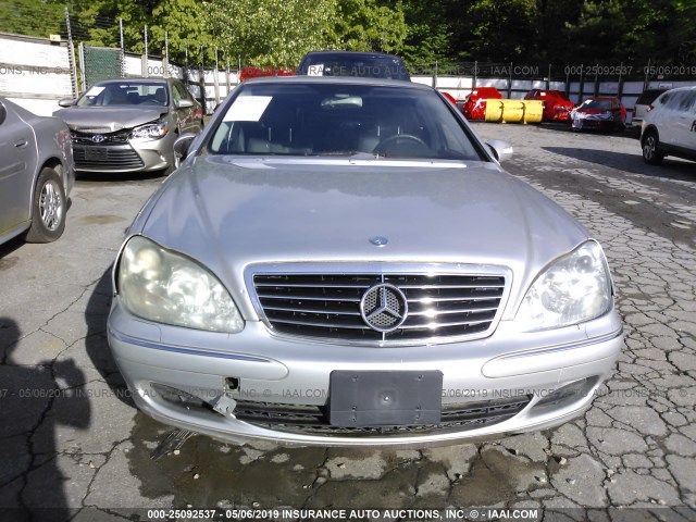 WDBNG83J76A468569 - 2006 MERCEDES-BENZ S SILVER photo 6