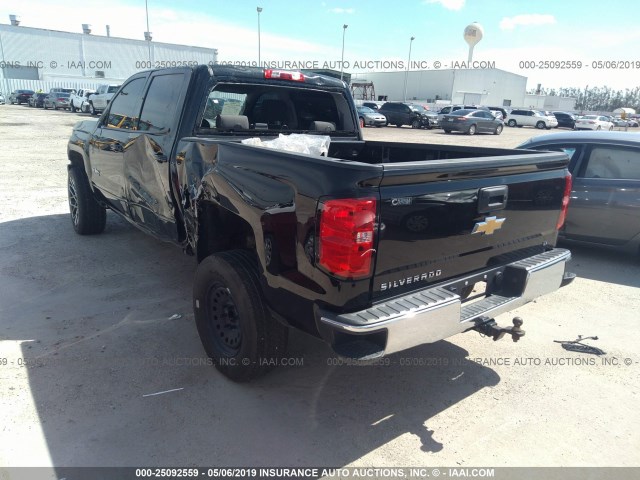 3GCPCREC0JG180705 - 2018 CHEVROLET SILVERADO C1500 LT BLACK photo 3