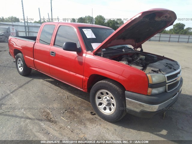 1GCEC19X57Z110390 - 2007 CHEVROLET SILVERADO C1500 CLASSIC RED photo 1