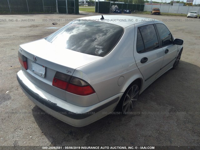 YS3EH48G313007640 - 2001 SAAB 9-5 AERO SILVER photo 4