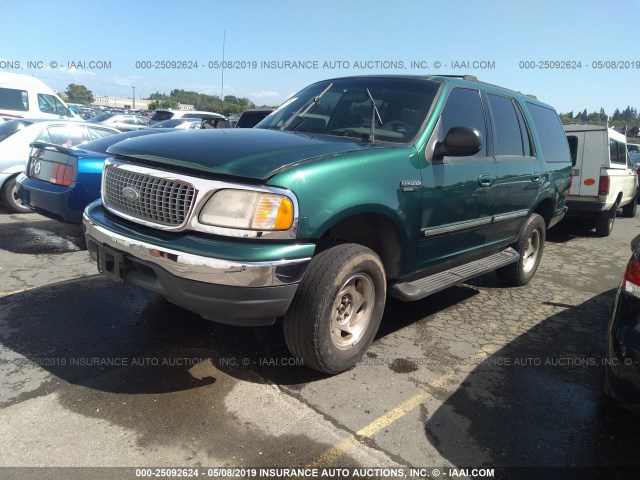 1FMRU1865XLB25249 - 1999 FORD EXPEDITION GREEN photo 2