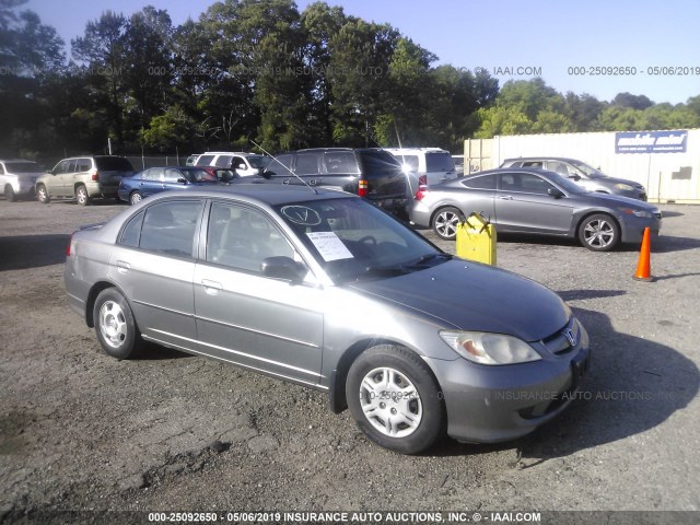 JHMES95694S002940 - 2004 HONDA CIVIC HYBRID GRAY photo 1