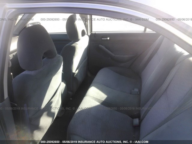 JHMES95694S002940 - 2004 HONDA CIVIC HYBRID GRAY photo 8