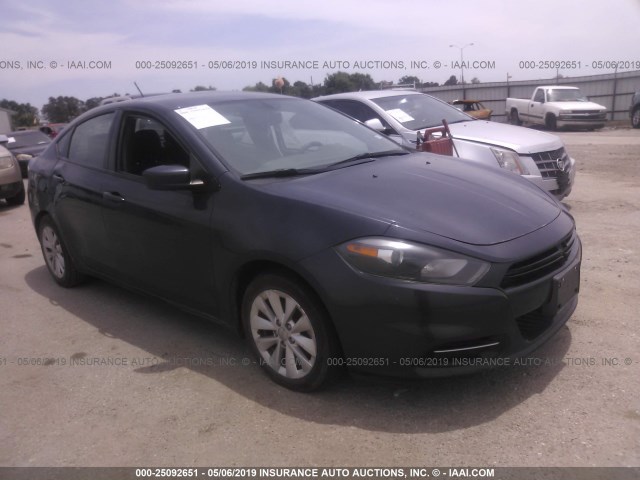 1C3CDFBB5ED702435 - 2014 DODGE DART SXT BLUE photo 1