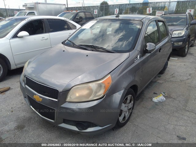 KL1TD66EX9B379430 - 2009 CHEVROLET AVEO LS/LT ლურჯი ფოტო 2