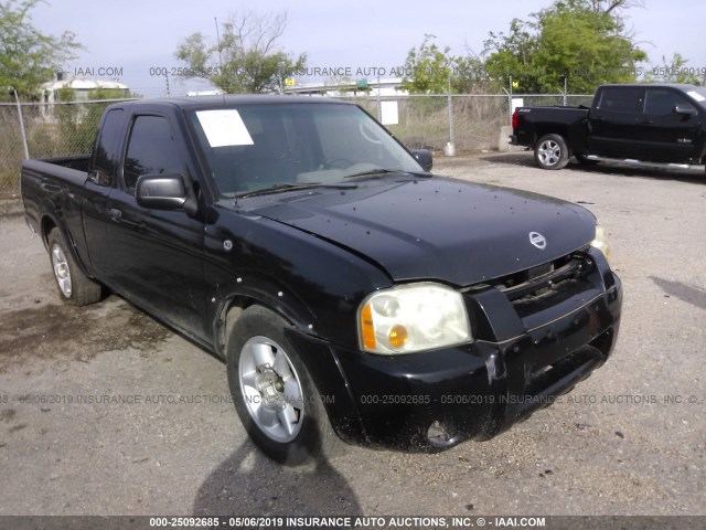 1N6DD26T34C433333 - 2004 NISSAN FRONTIER KING CAB XE BLACK photo 1