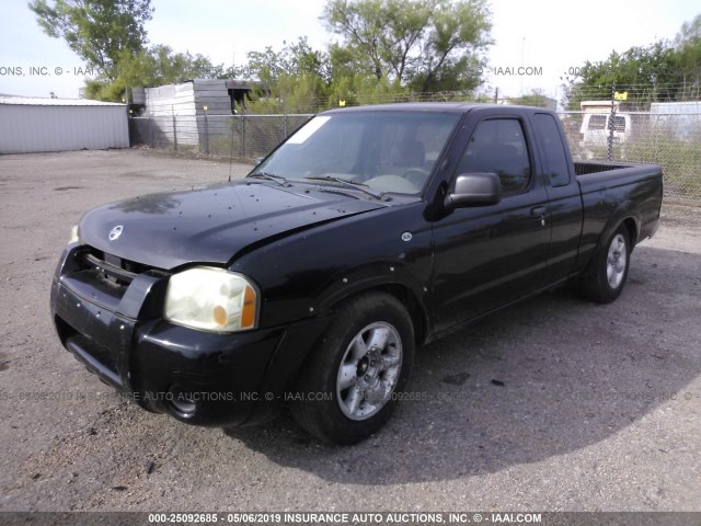 1N6DD26T34C433333 - 2004 NISSAN FRONTIER KING CAB XE BLACK photo 2