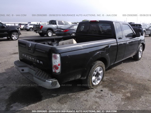 1N6DD26T34C433333 - 2004 NISSAN FRONTIER KING CAB XE BLACK photo 4