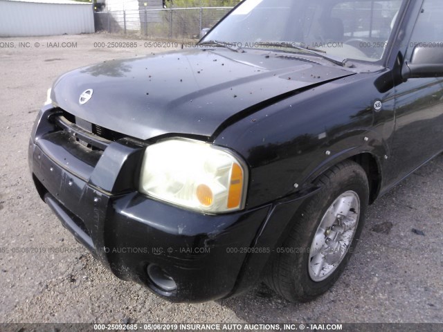 1N6DD26T34C433333 - 2004 NISSAN FRONTIER KING CAB XE BLACK photo 6