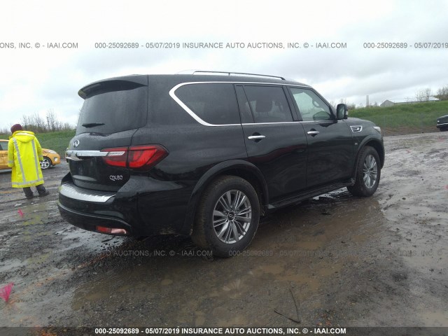 JN8AZ2NE4K9229679 - 2019 INFINITI QX80 LUXE/LIMITED BLACK photo 4