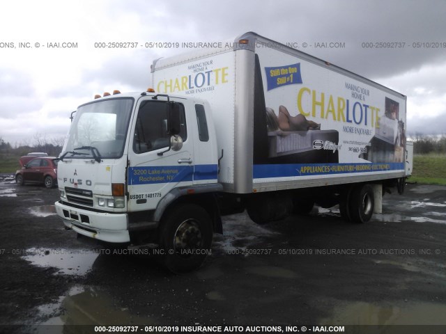 JL6DGP1E27K014231 - 2007 MITSUBISHI FUSO TRUCK FM 61F WHITE photo 2