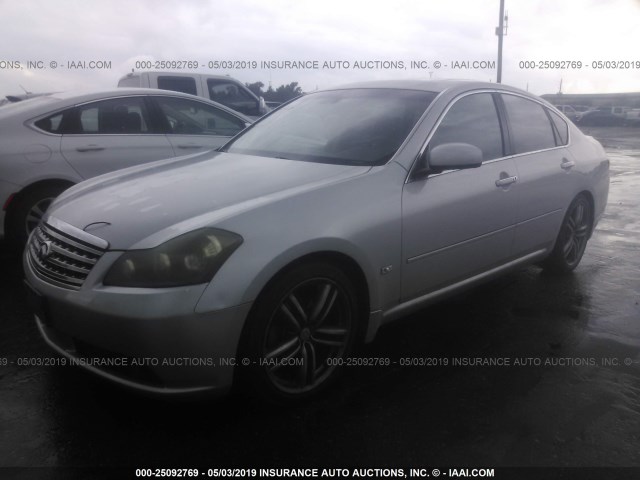 JNKBY01E56M200271 - 2006 INFINITI M45 SPORT SILVER photo 2