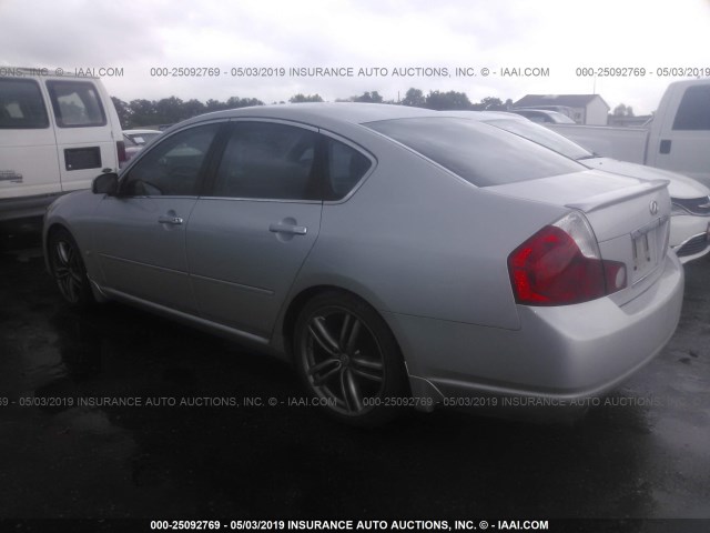 JNKBY01E56M200271 - 2006 INFINITI M45 SPORT SILVER photo 3