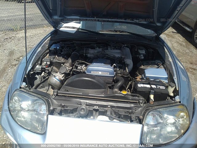 JT2JA81J2R0016083 - 1994 TOYOTA SUPRA SPORT ROOF 蓝色 照片 10