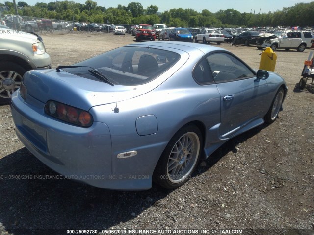 JT2JA81J2R0016083 - 1994 TOYOTA SUPRA SPORT ROOF 蓝色 照片 4