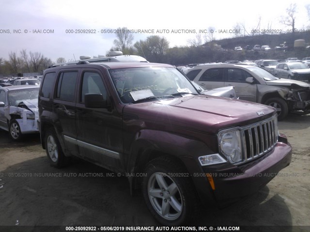 1J4PN5GK8BW566258 - 2011 JEEP LIBERTY LIMITED RED photo 1