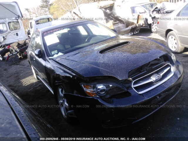 4S3BL686156227326 - 2005 SUBARU LEGACY GT BLACK photo 1