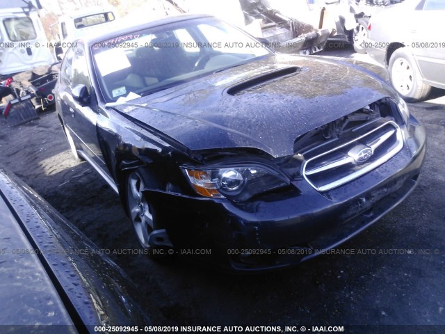 4S3BL686156227326 - 2005 SUBARU LEGACY GT BLACK photo 6