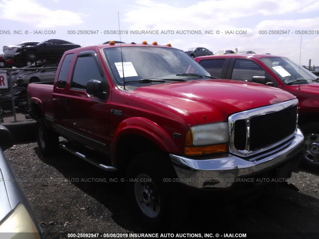 1FTSX31S6YEC89115 - 2000 FORD F350 SRW SUPER DUTY RED photo 1