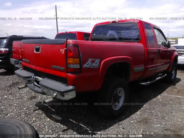 1FTSX31S6YEC89115 - 2000 FORD F350 SRW SUPER DUTY RED photo 4