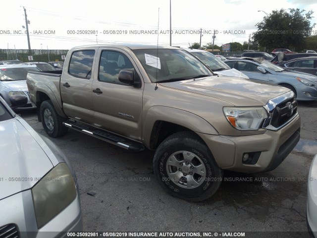 3TMJU62N67M048369 - 2007 TOYOTA TACOMA DOUBLE CAB PRERUNNER GOLD photo 1