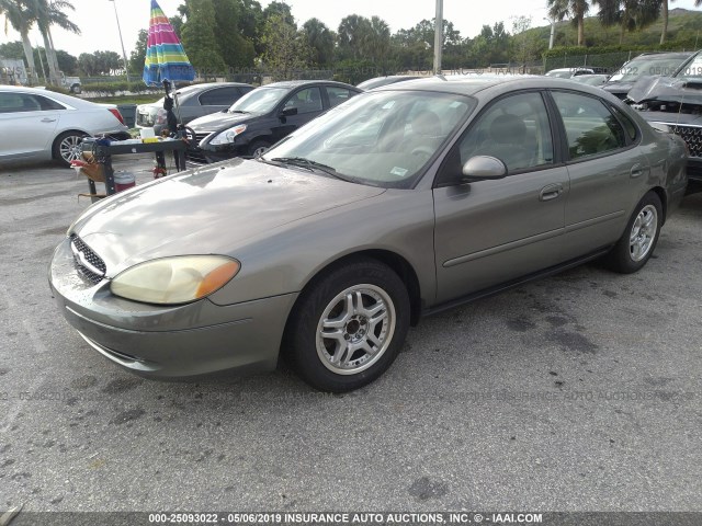 1FAFP55293G229453 - 2003 FORD TAURUS SES GRAY photo 2