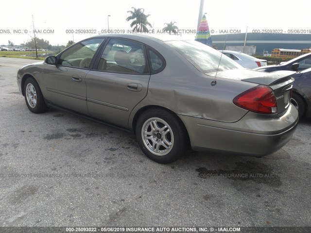 1FAFP55293G229453 - 2003 FORD TAURUS SES GRAY photo 3