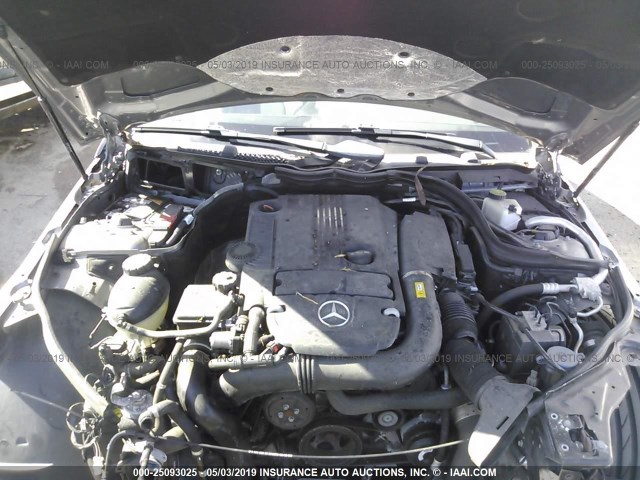 WDDGF4HB3DA851659 - 2013 MERCEDES-BENZ C 250 GRAY photo 10