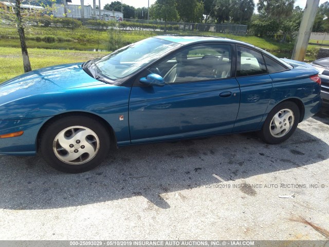 1G8ZY12722Z161863 - 2002 SATURN SC2 BLUE photo 6