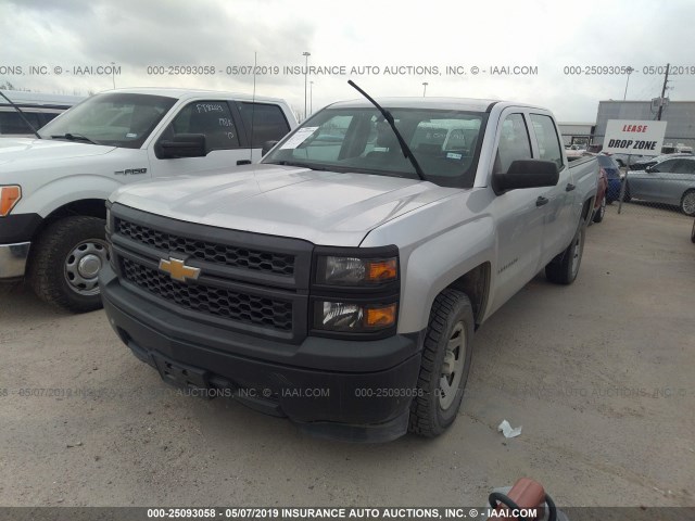 3GCPCPEH4EG243911 - 2014 CHEVROLET SILVERADO C1500 SILVER photo 2