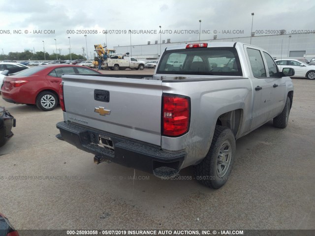 3GCPCPEH4EG243911 - 2014 CHEVROLET SILVERADO C1500 SILVER photo 4