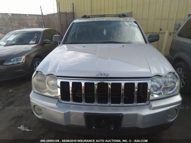 1J4HR48NX5C731891 - 2005 JEEP GRAND CHEROKEE LAREDO/COLUMBIA/FREEDOM 银色 照片 6