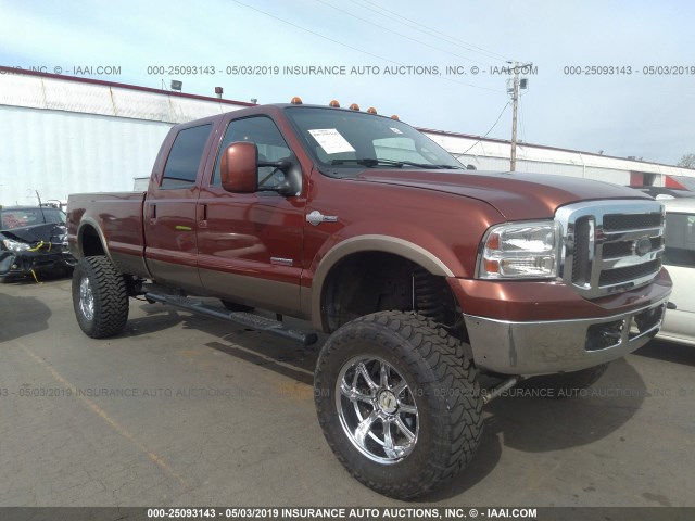 1FTWW31PX6EA74396 - 2006 FORD F350 SRW SUPER DUTY ORANGE photo 1