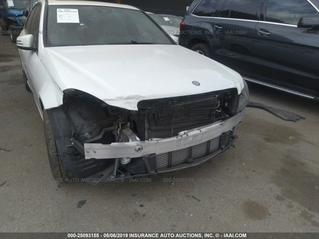 WDDGF4HB6EA945651 - 2014 MERCEDES-BENZ C 250 WHITE photo 6