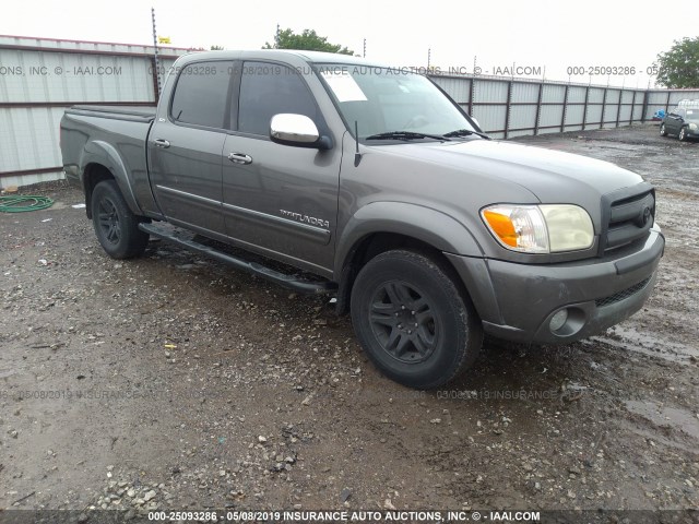 5TBET34156S533154 - 2006 TOYOTA TUNDRA DOUBLE CAB SR5 GRAY photo 1