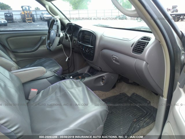 5TBET34156S533154 - 2006 TOYOTA TUNDRA DOUBLE CAB SR5 GRAY photo 5