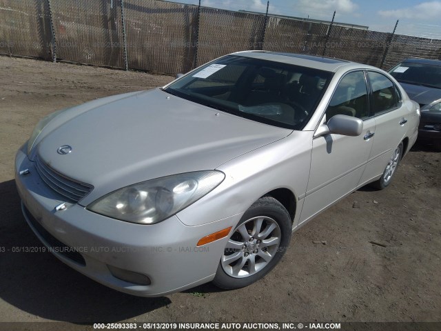 JTHBF30G125023135 - 2002 LEXUS ES 300 WHITE photo 2