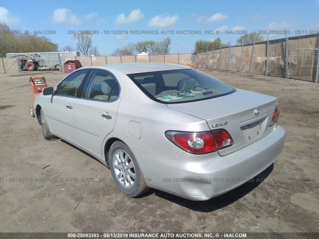 JTHBF30G125023135 - 2002 LEXUS ES 300 WHITE photo 3