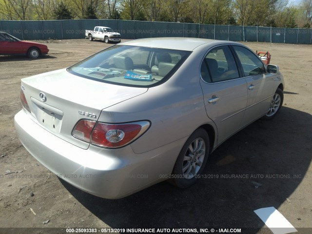 JTHBF30G125023135 - 2002 LEXUS ES 300 WHITE photo 4