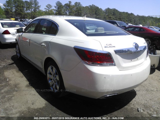 1G4GH5E37CF142396 - 2012 BUICK LACROSSE PREMIUM WHITE photo 3