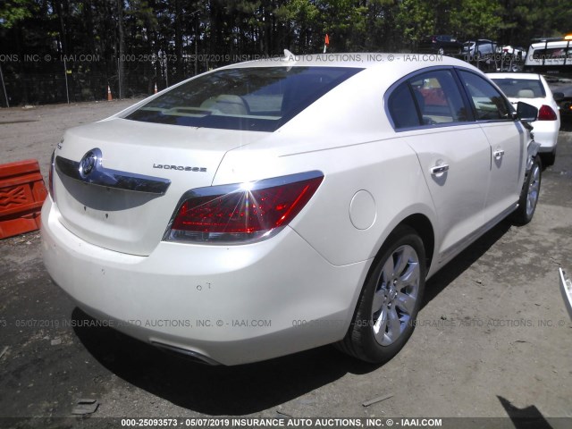 1G4GH5E37CF142396 - 2012 BUICK LACROSSE PREMIUM WHITE photo 4