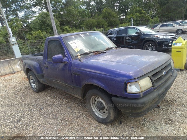 1FTCR10X1SPA86693 - 1995 FORD RANGER PURPLE photo 1